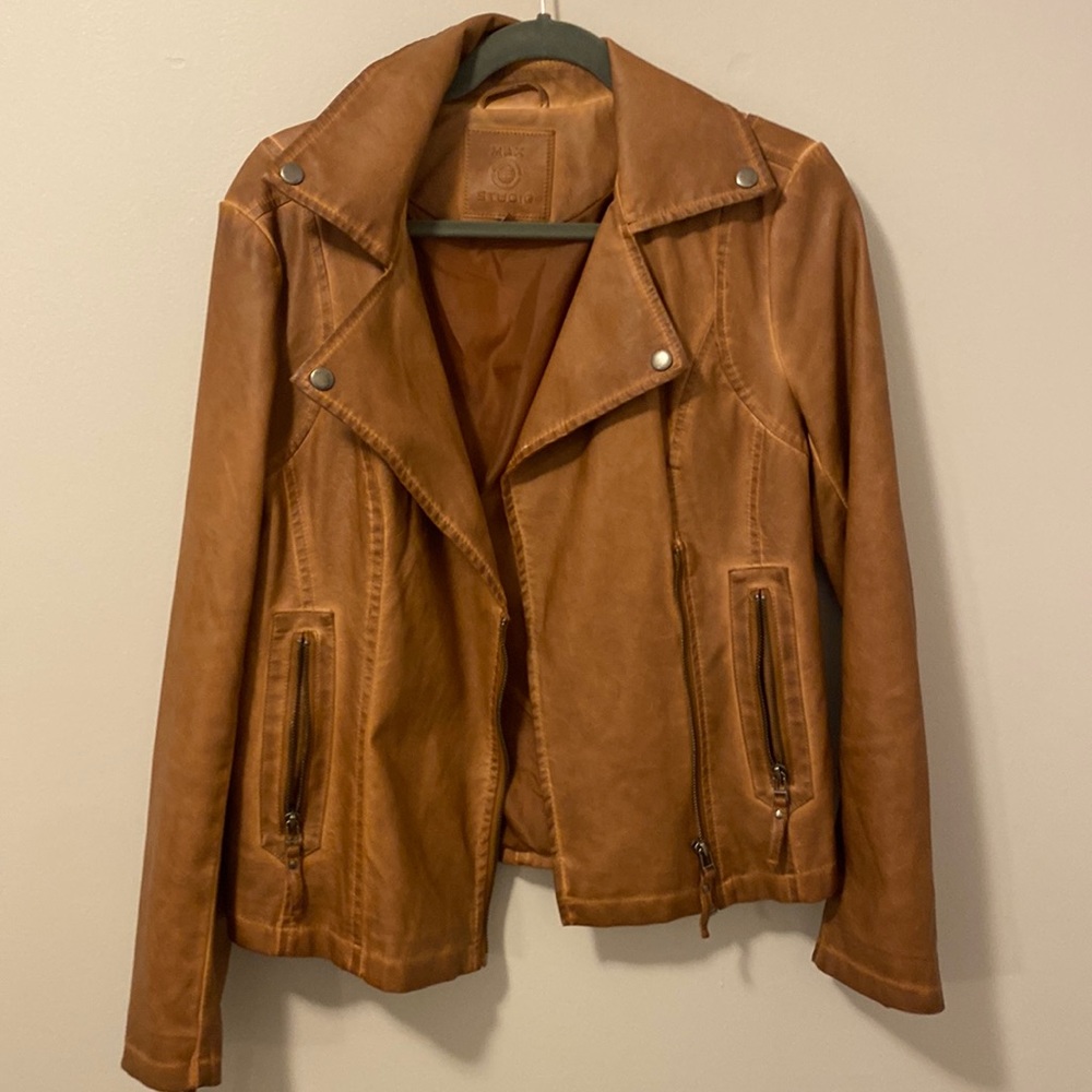 Faux Leather Jacket